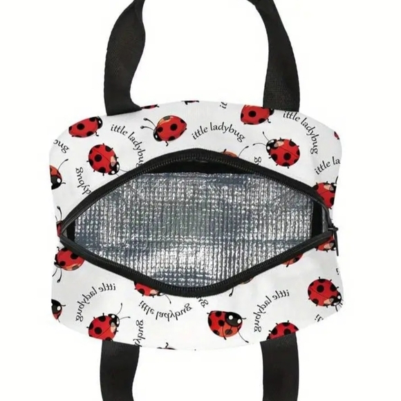 🐞Ladybug Pattern Cooler Handbag - Picture 2 of 6